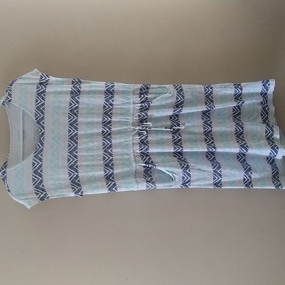 Cotton & Modal Geometric Pattern Sleeveless sz L - Picture 11 of 11